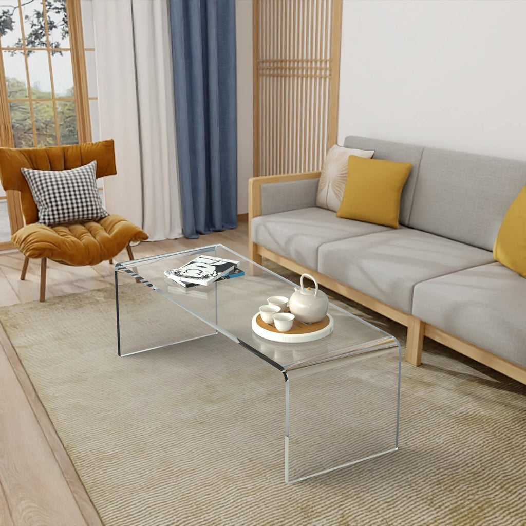 Acrylic Coffee Table 44" L x 16" W x 16" H Z94423