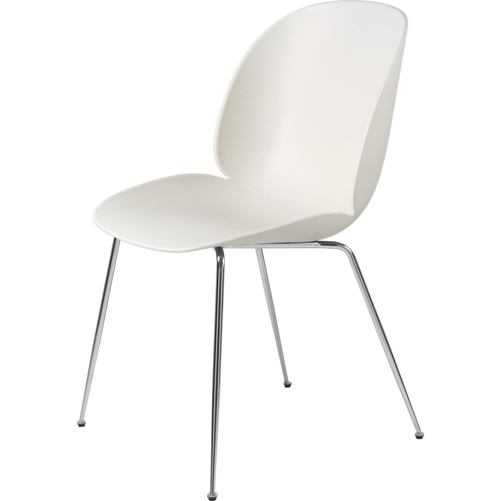 Beetle Chair, Chrome - Alabaster White D68534