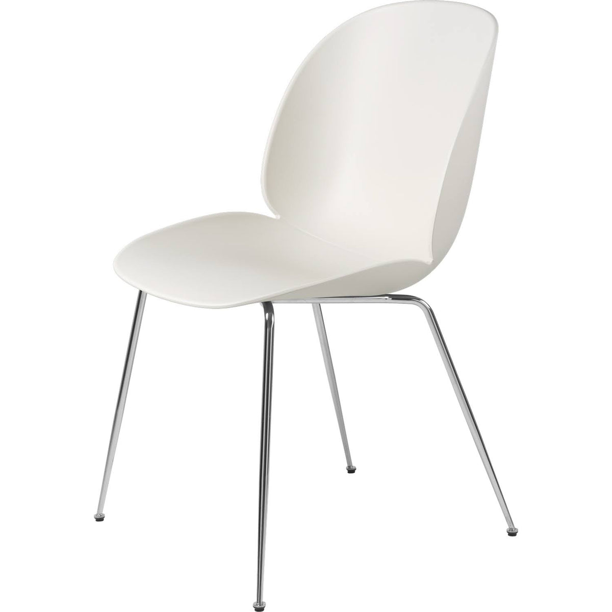 Beetle Chair, Chrome - Alabaster White D68534
