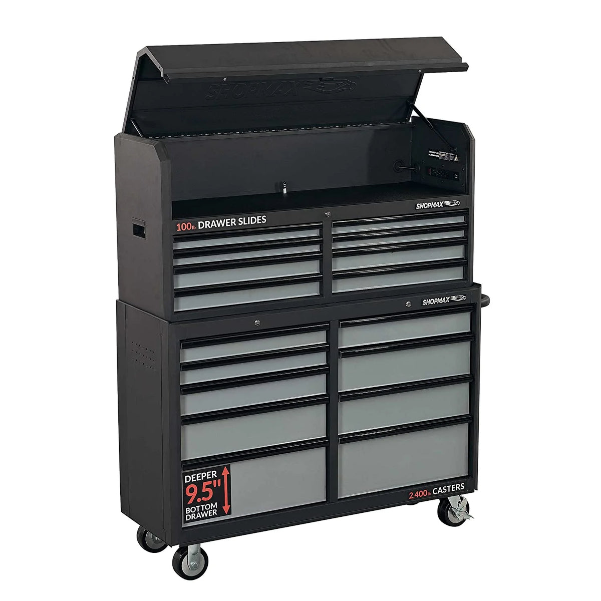 17-Drawer Tool Chest and Rolling Cabinet Combo M97634