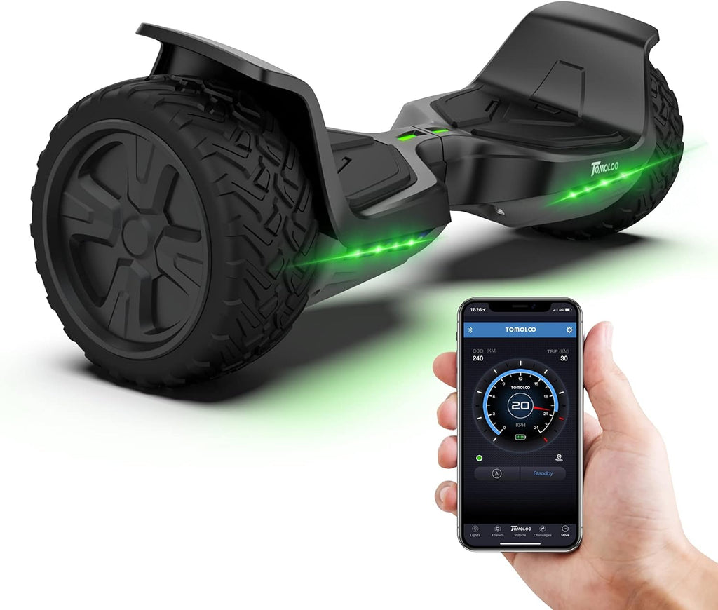 Offroad All Terrain 8.5 Two-Wheel Self Balancing Hoverboard with Bluetooth Speakers and Lights Z428727