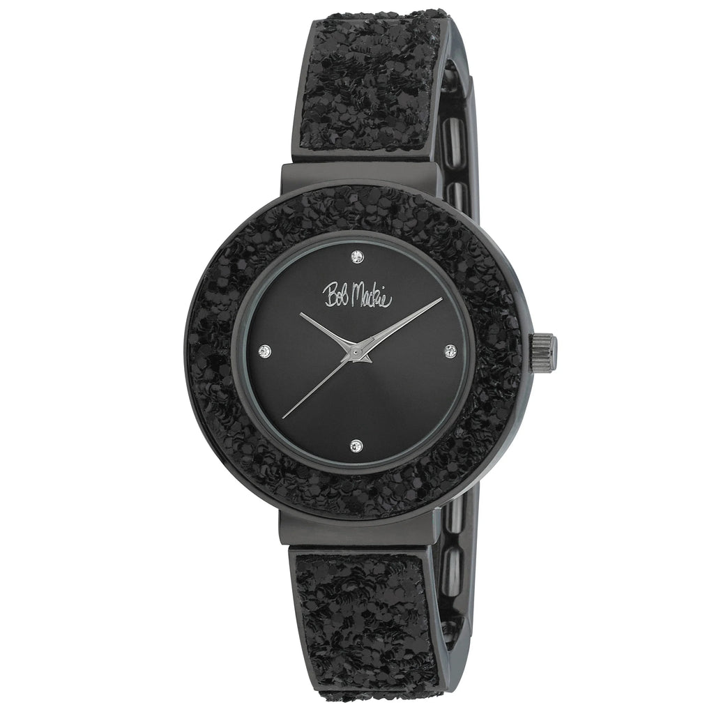 Black 35mm Stretch Sequin Expansion Watch B96554