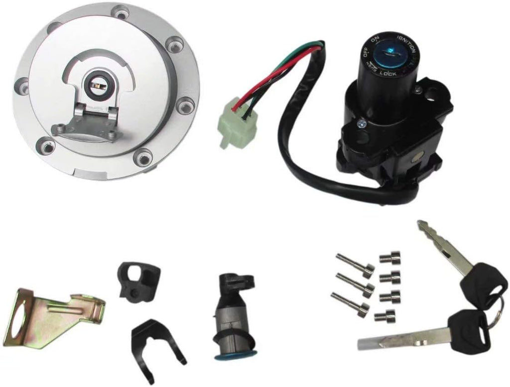 Ignition Switch Fuel Gas Cap Seat Lock Key Set Pack of 2 A999329