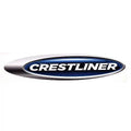 11 x 2 3/8 Inch Blue White Gray Boat Emblem Decal B45866