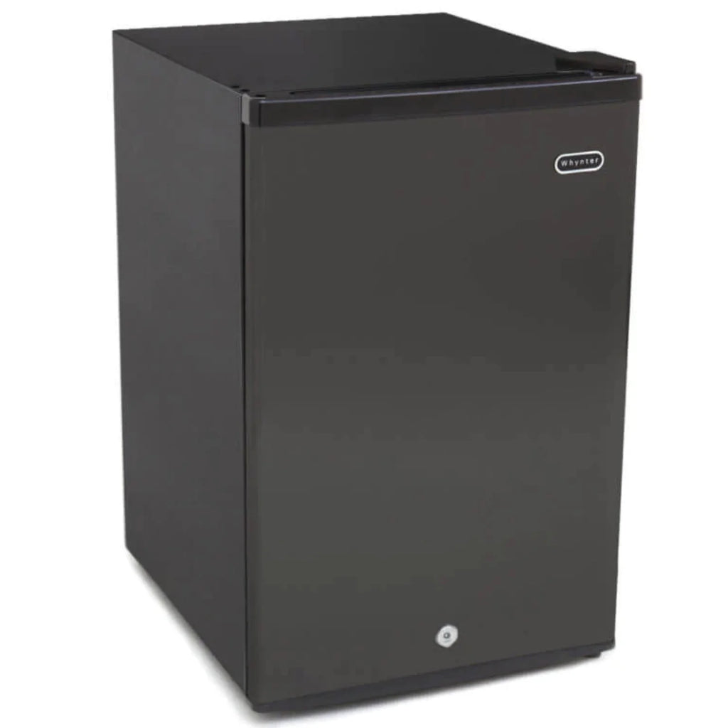 3.0 cu. ft. Black Upright Freezer with Lock K189