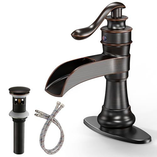 Oil Rubbed Bronze Single Hole Vessel Sink Faucet H87534