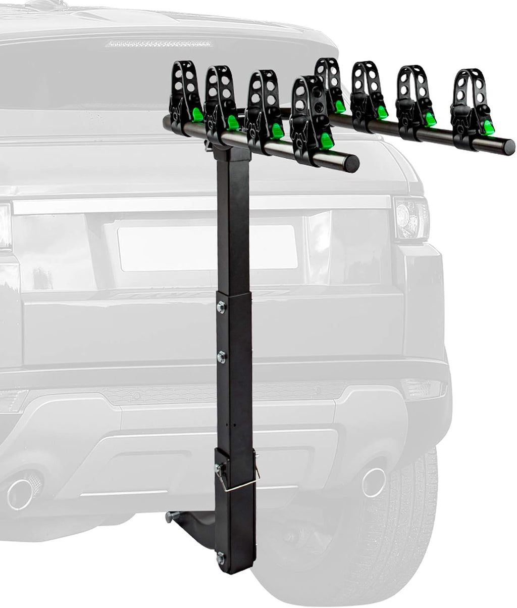 4 Bike Heavy Duty Foldable Hitch Mount Bicycle Carrier Rack H73299