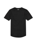 Black Supima Scallop Crew K84887