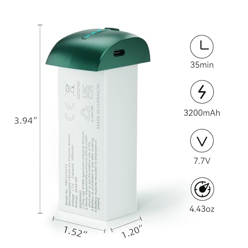 7.7V 3200mAh Rechargeable Lithium Battery with Type-C Cable P450