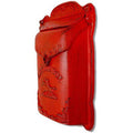 Red Cast Iron Wall Mounted Mailbox S10799