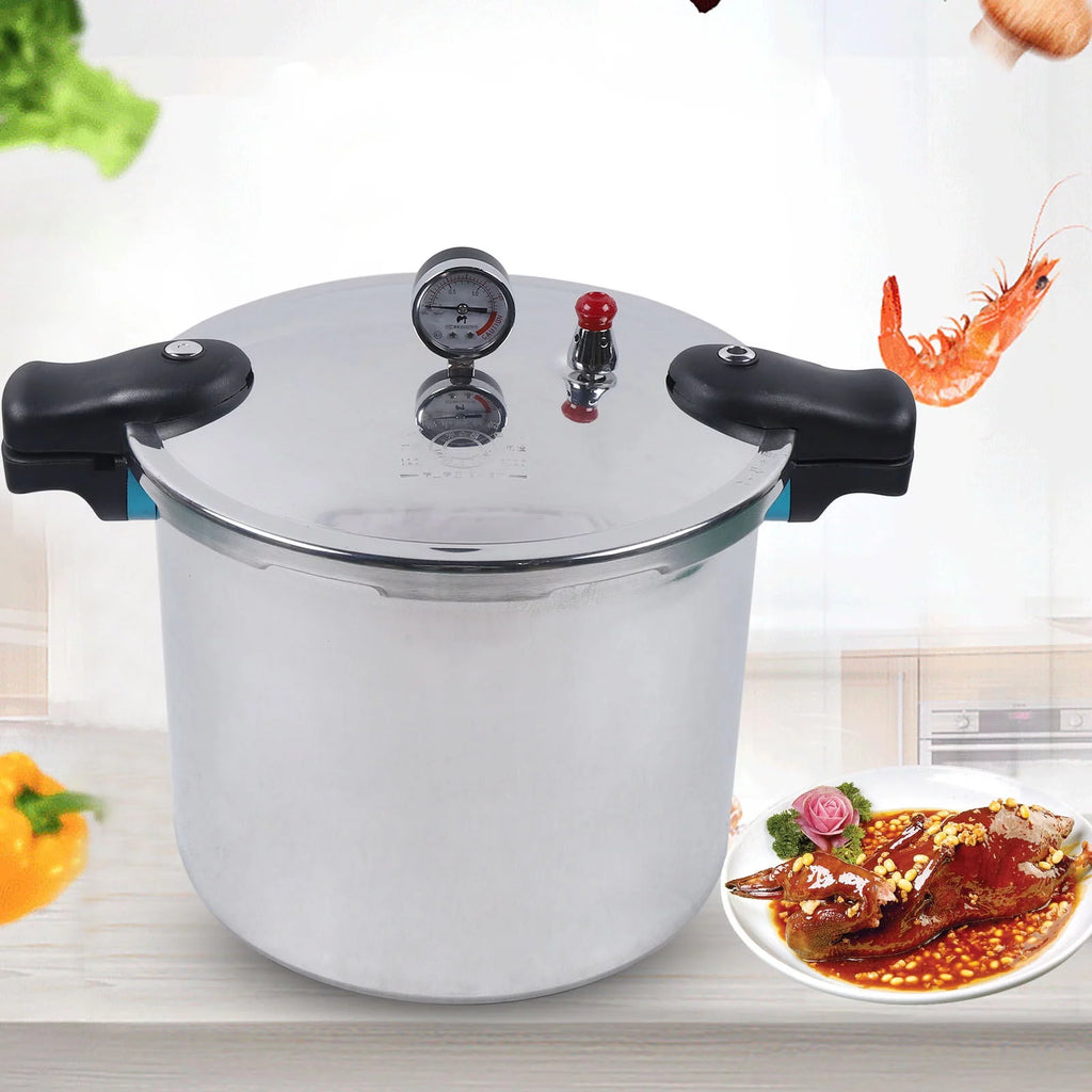 23 Quart Pressure Canner Cooker with Pressure Gauge U60976
