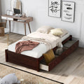 Solid Wood Platform Bed with Drawers G2295