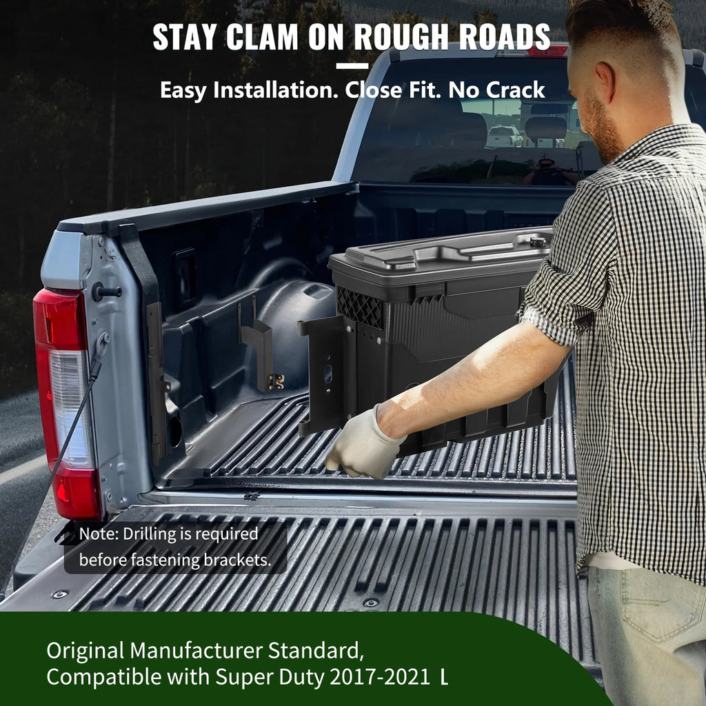 Truck Bed Storage Box Lockable Pivot H5688