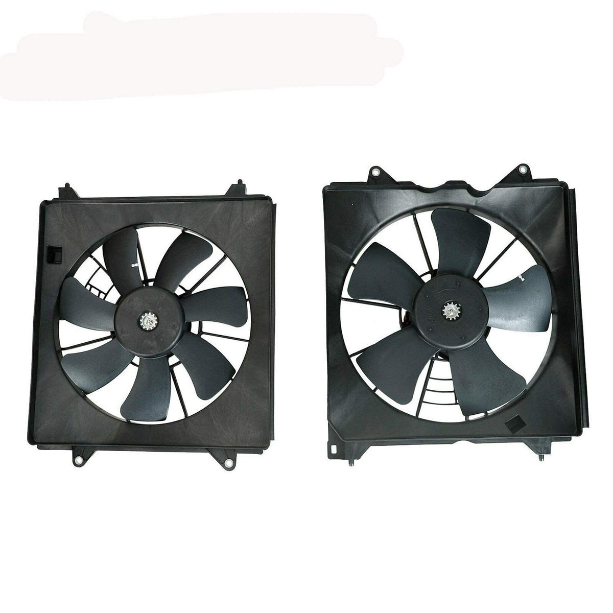 1 Pair AC Cooling Radiator Fan Assembly Left and Right Side 7+5 Blades Pack of 2 Y1970