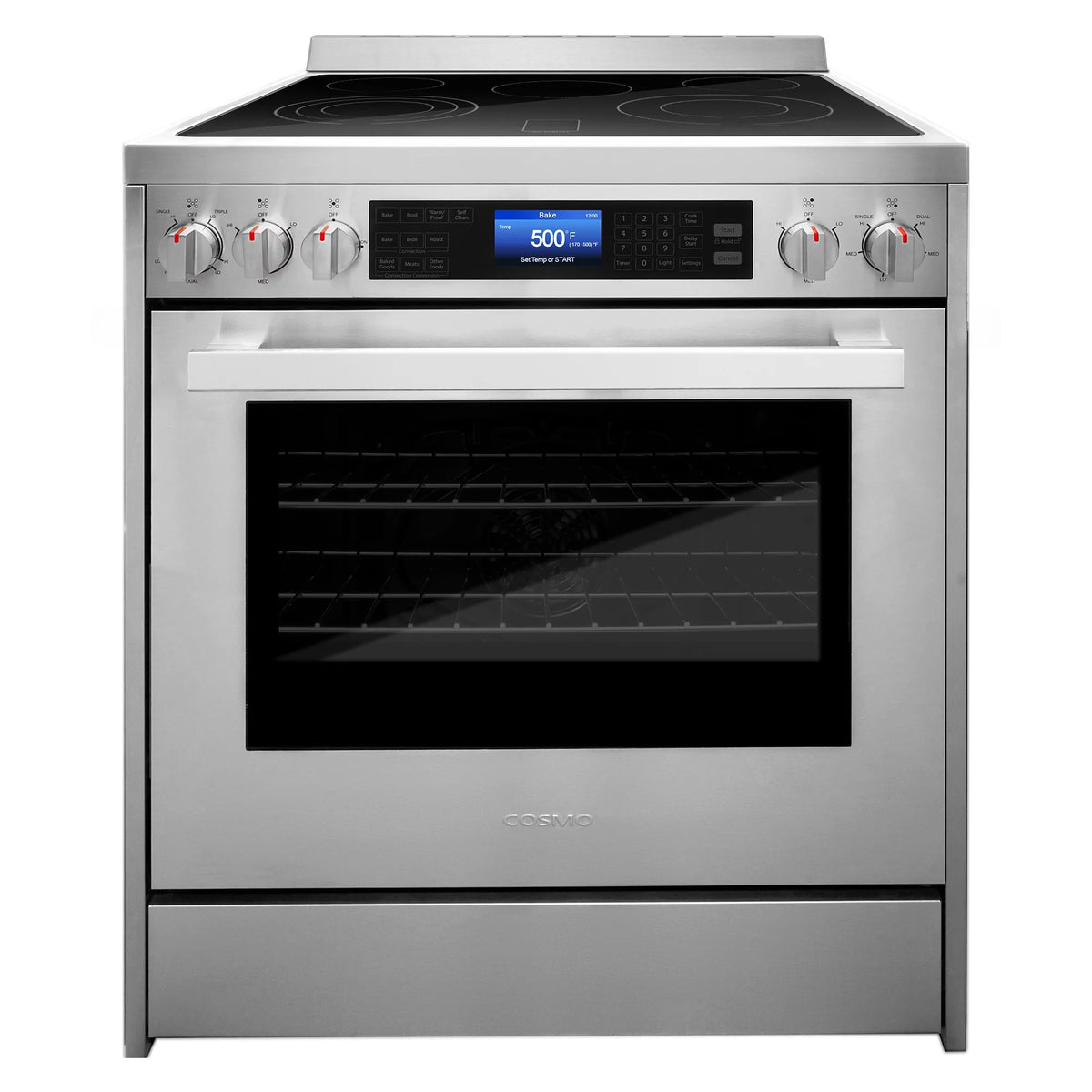 2 Piece Kitchen Appliance Package with Electric Range and Wall Mount Range Hood R359