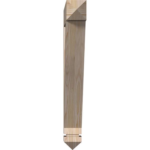 Traditional Arts & Crafts Smooth Bracket, Douglas Fir B743578