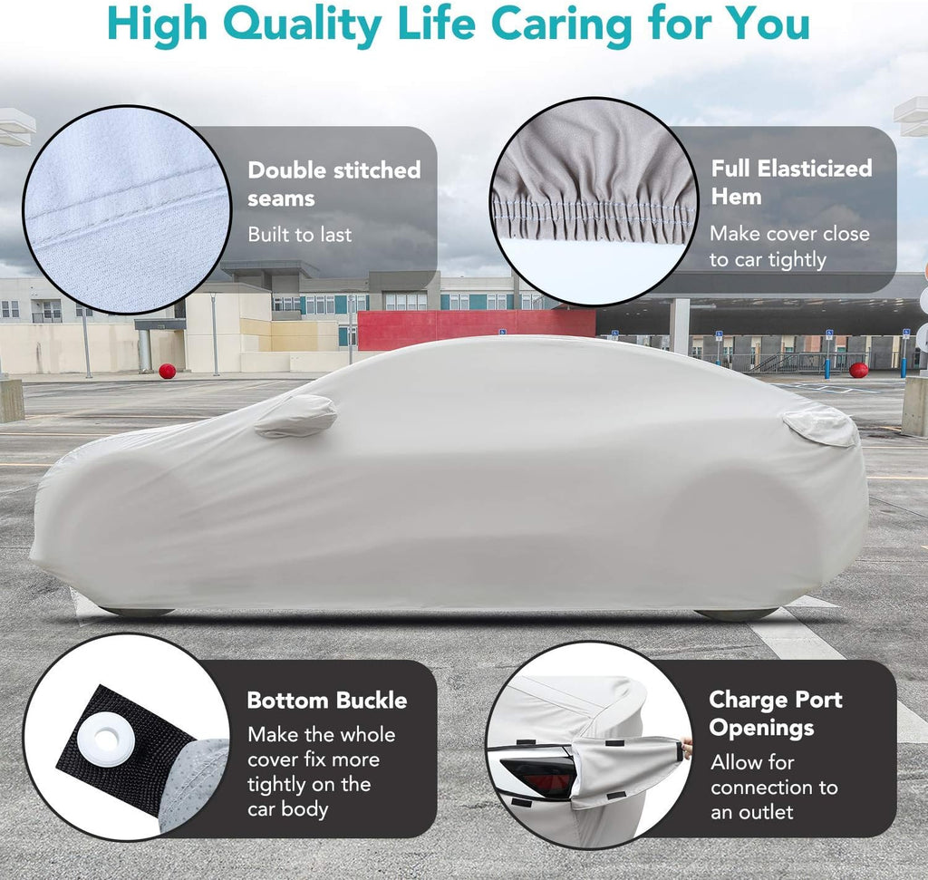 Outdoor Car Cover with Storage Bag W641