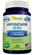 Apigenin 50mg & L-Theanine 200mg 120 Capsules A8418