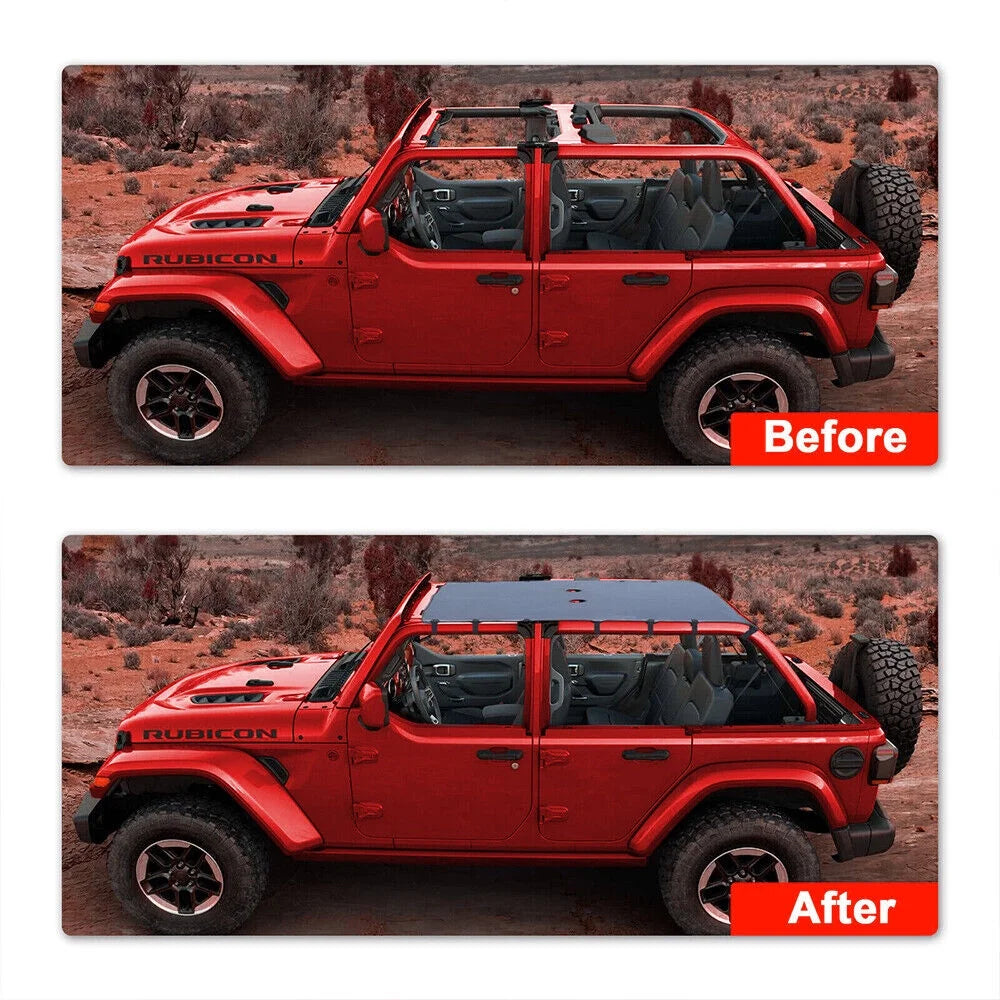 Leather Top Sunshade for Jeep Wrangler JK JKU J57186