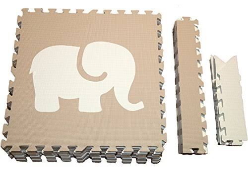 Foam Children&s Playmat Safari Animals Theme Tiles E442052