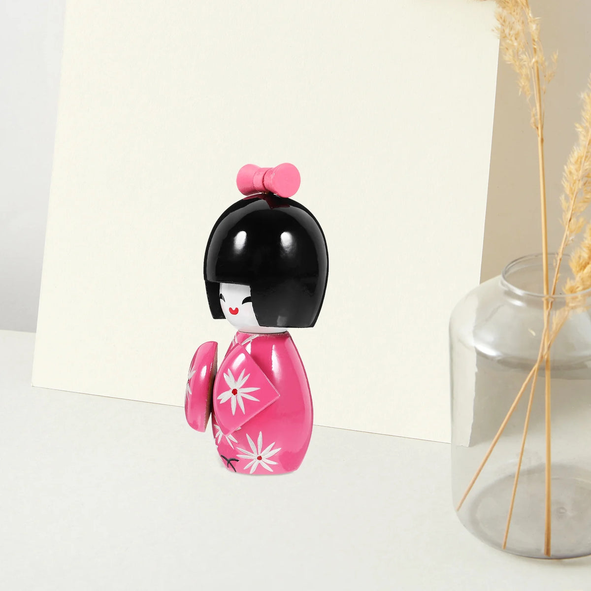 Wooden Kimono Doll Ornament T665549