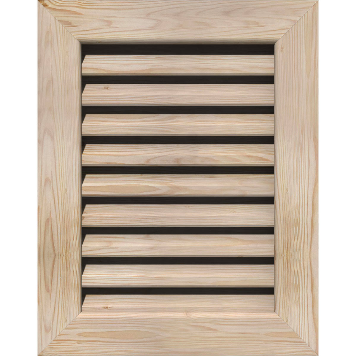 Unfinished Vertical Gable Vent G10412