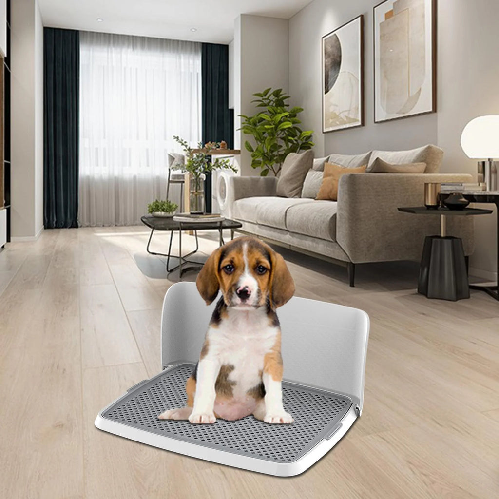 Dog Toilet Tray with Removable Pee Pad Holder 63cmx29cmx48cm L7896