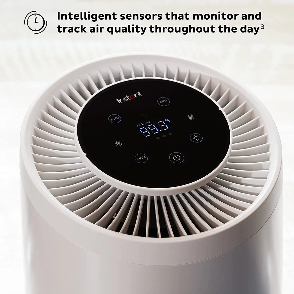 Quiet HEPA Air Purifier with Plasma Ion Technology for Rooms up to 630ft2 R7430