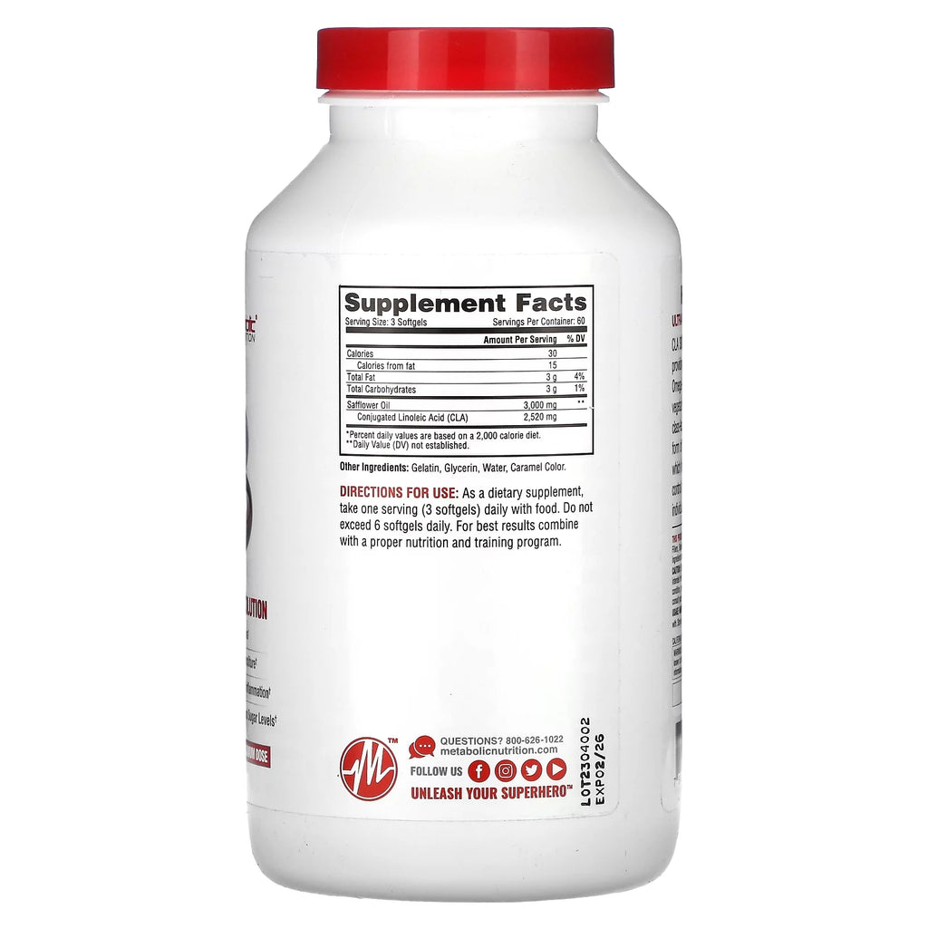 CLA 3,000 mg 180 Softgels F83132