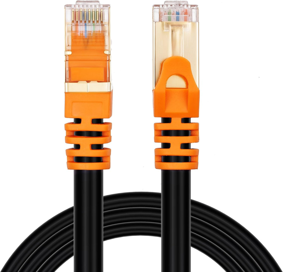 Cat 7 Outdoor Ethernet Cable 200 ft Heavy Duty Double Shielded Waterproof Direct Burial Ethernet Cable J323
