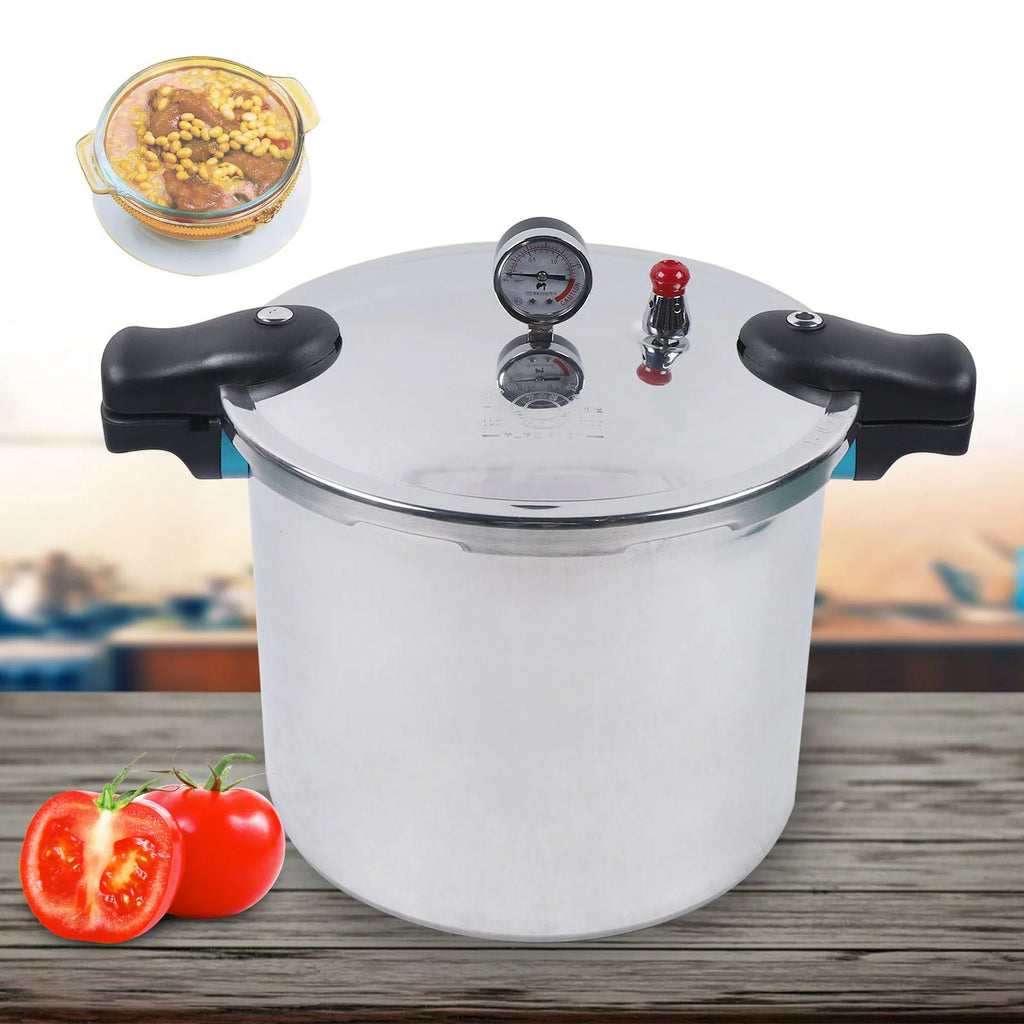 23 Quart Pressure Canner Cooker with Pressure Gauge U60976