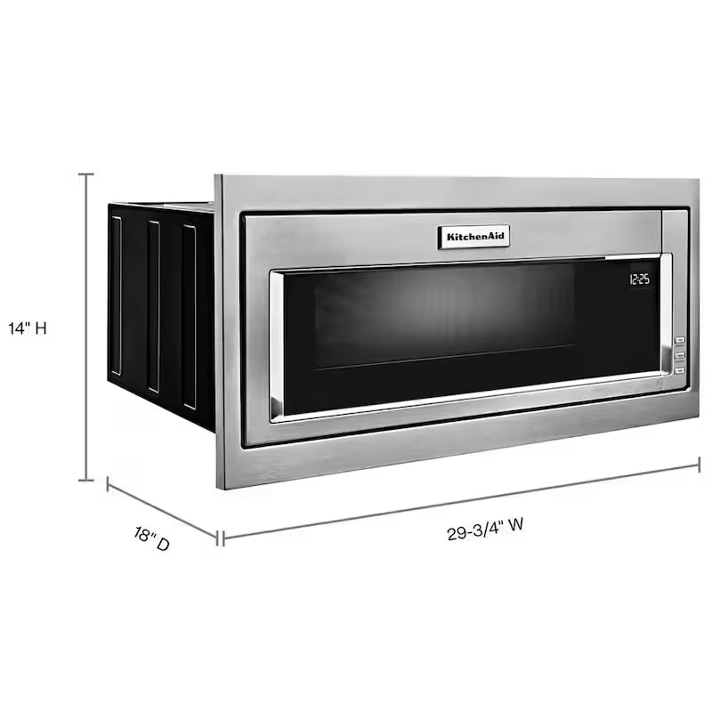 1.1 cu. ft. Built-In Sensor Cooking Microwave in Stainless Steel A37730
