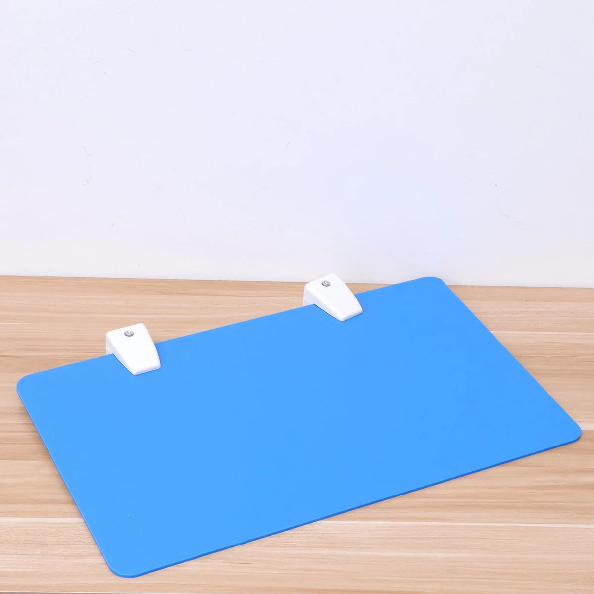 Acrylic Desktop Partition Board with Clamp 50x30cm Blue F325351
