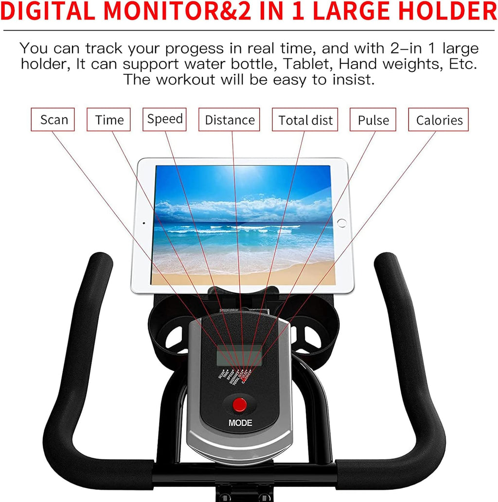 Exercise Bike with Tablet Holder Indoor Cycling Bike H93266