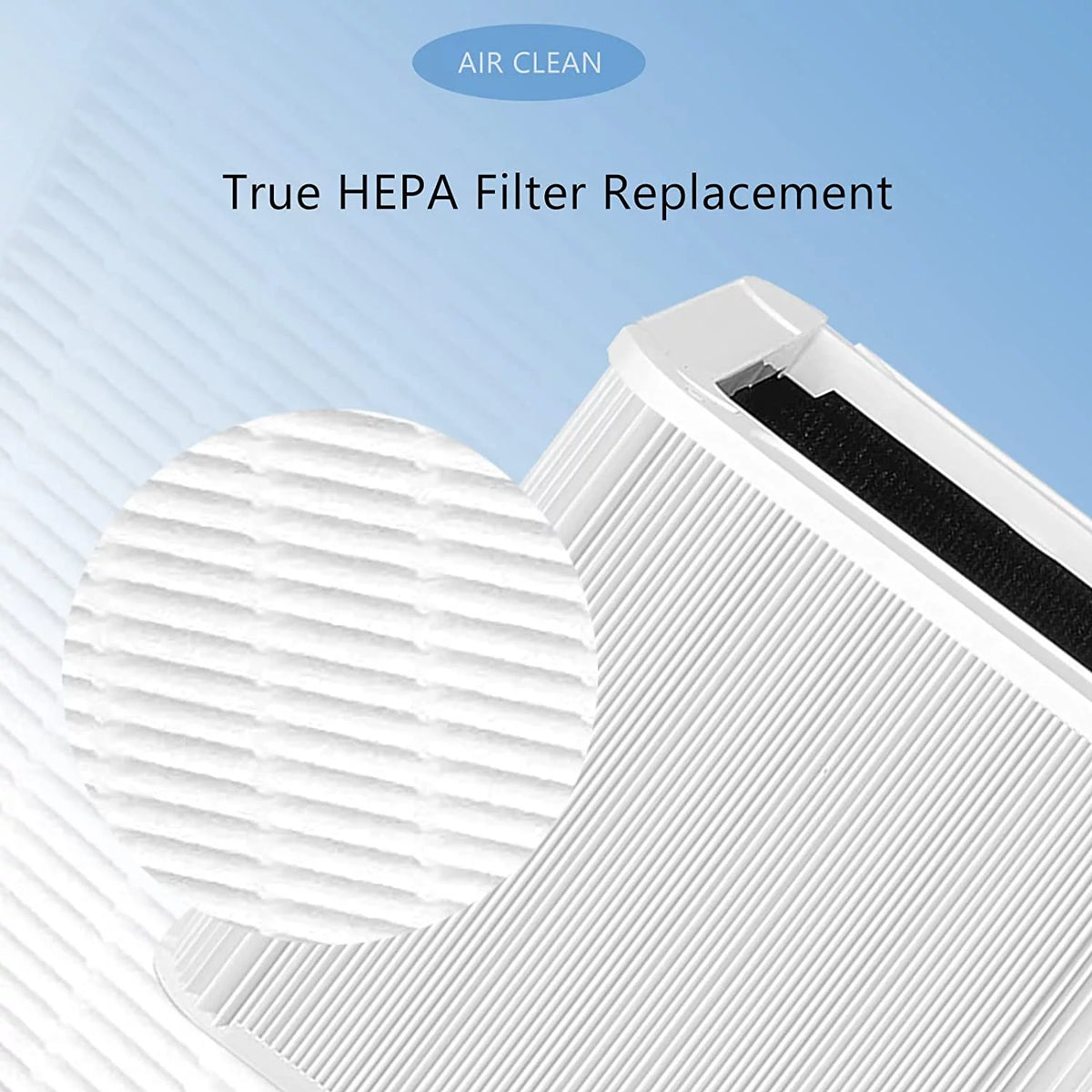 Auto Replacement Filter Compatible with Blueair Blue Pure 211+ Auto Air Cleaner Purifier, Pack of 2 B361861