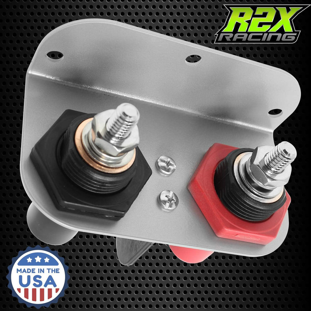 Remote Battery Charging and Jumper Terminals with Mounting Bracket, Pack of 2 T4644