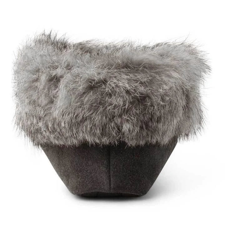 Charcoal Suede Moccasins A145