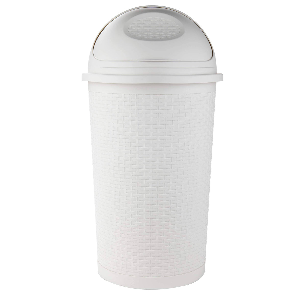 Rattan 55-Liter Trash Can with Lid B928