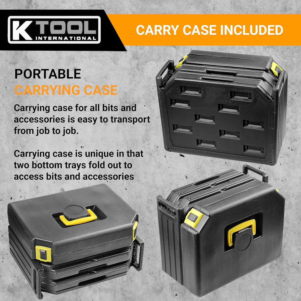 326 Piece Drill Bit Set with Case X660