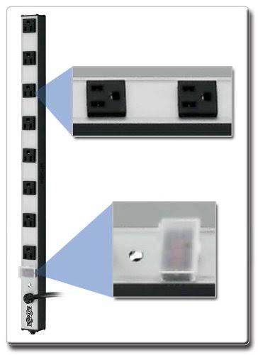 8 Outlet Power Strip 15ft Cord B85766