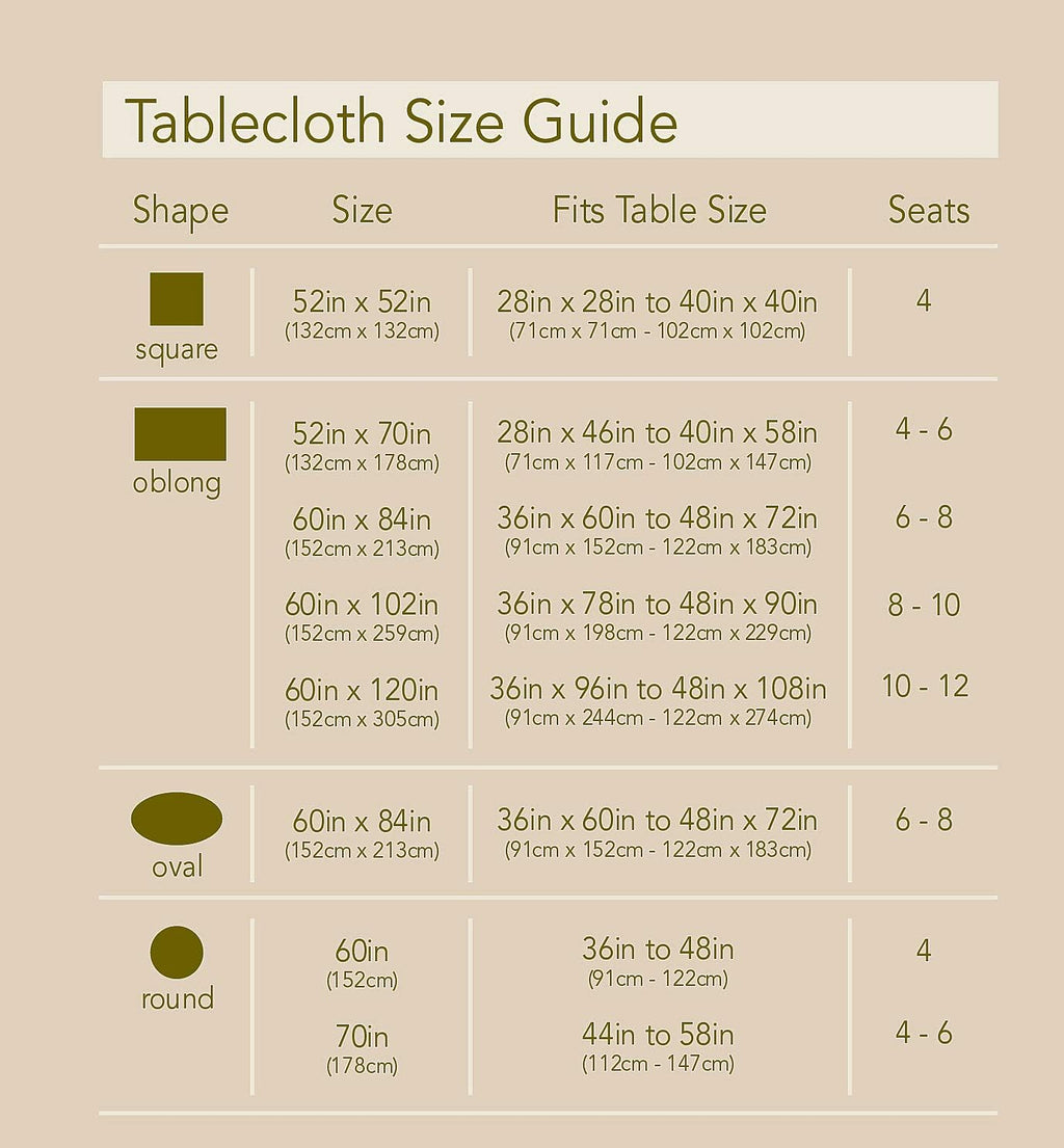 Rose Print Fabric Tablecloth, 70” Round B751