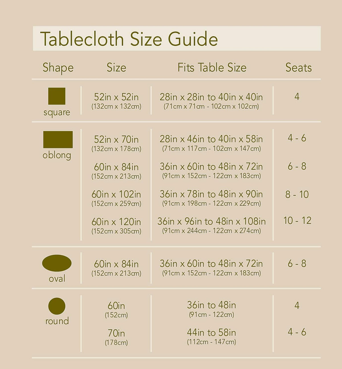 Rose Print Fabric Tablecloth, 70” Round B751