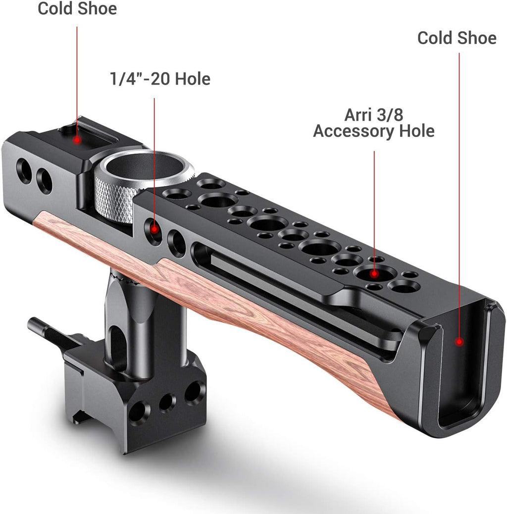 Camera NATO Top Handle Grip with Cold Shoe Mount G757