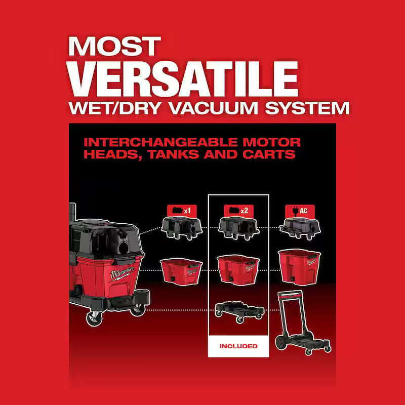 9 Gal. Cordless Wet/Dry Shop Vacuum with Automotive Kit E9471