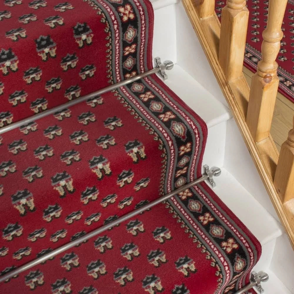 Red Stair Carpet Runner 3 Foot V525