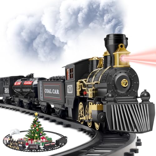 Electric Train Toy with Steam, Light & Sound S4720