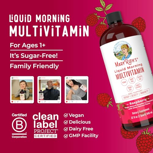 32 Fl Oz Vegan Liquid Multivitamin Multimineral U382995
