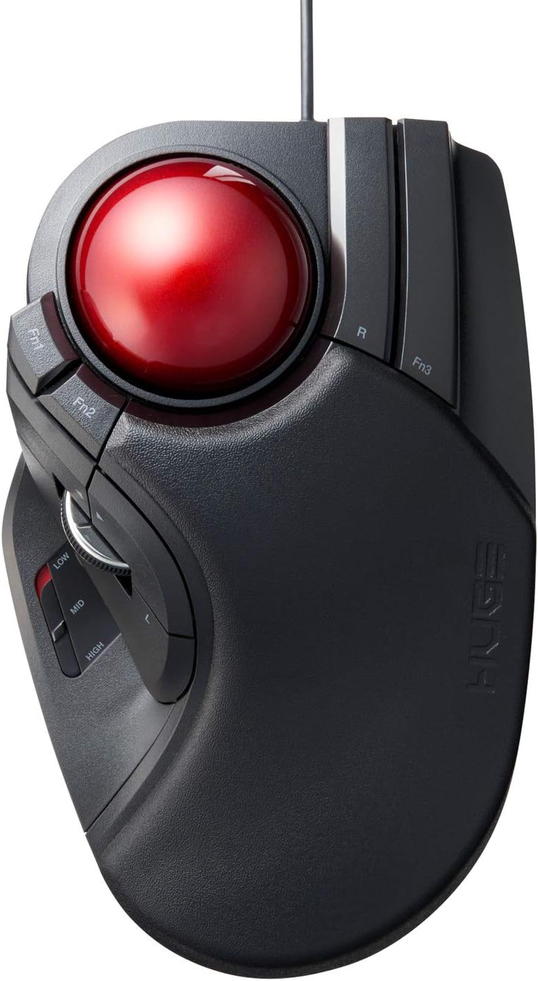 2 Pack Wired Trackball Mouse with 8-Button Function J45842