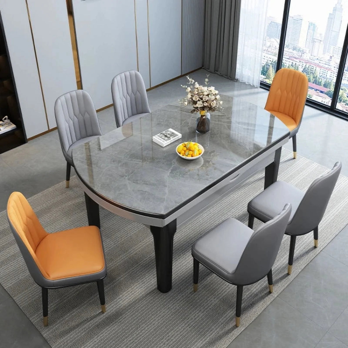 Extendable Wooden Dining Table C4807