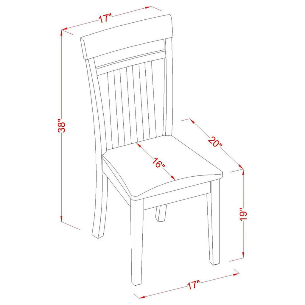 7 Pc Dinette Set with Table and 6 Chairs M631749